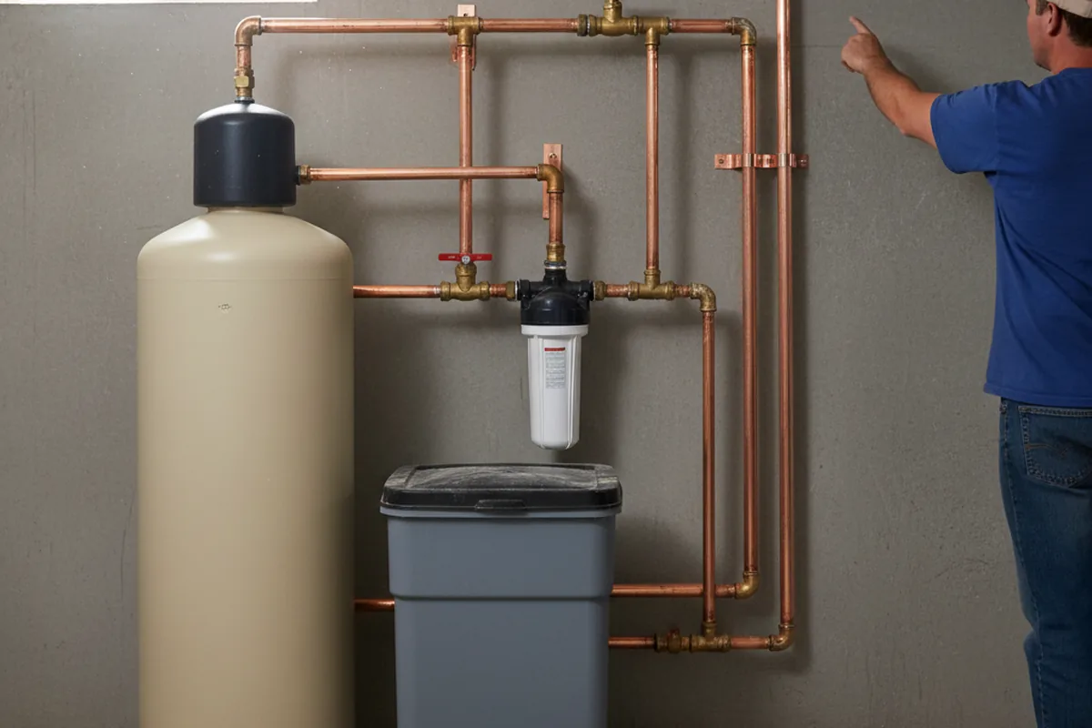 Whole-house water treatment system installed in Dry Fork